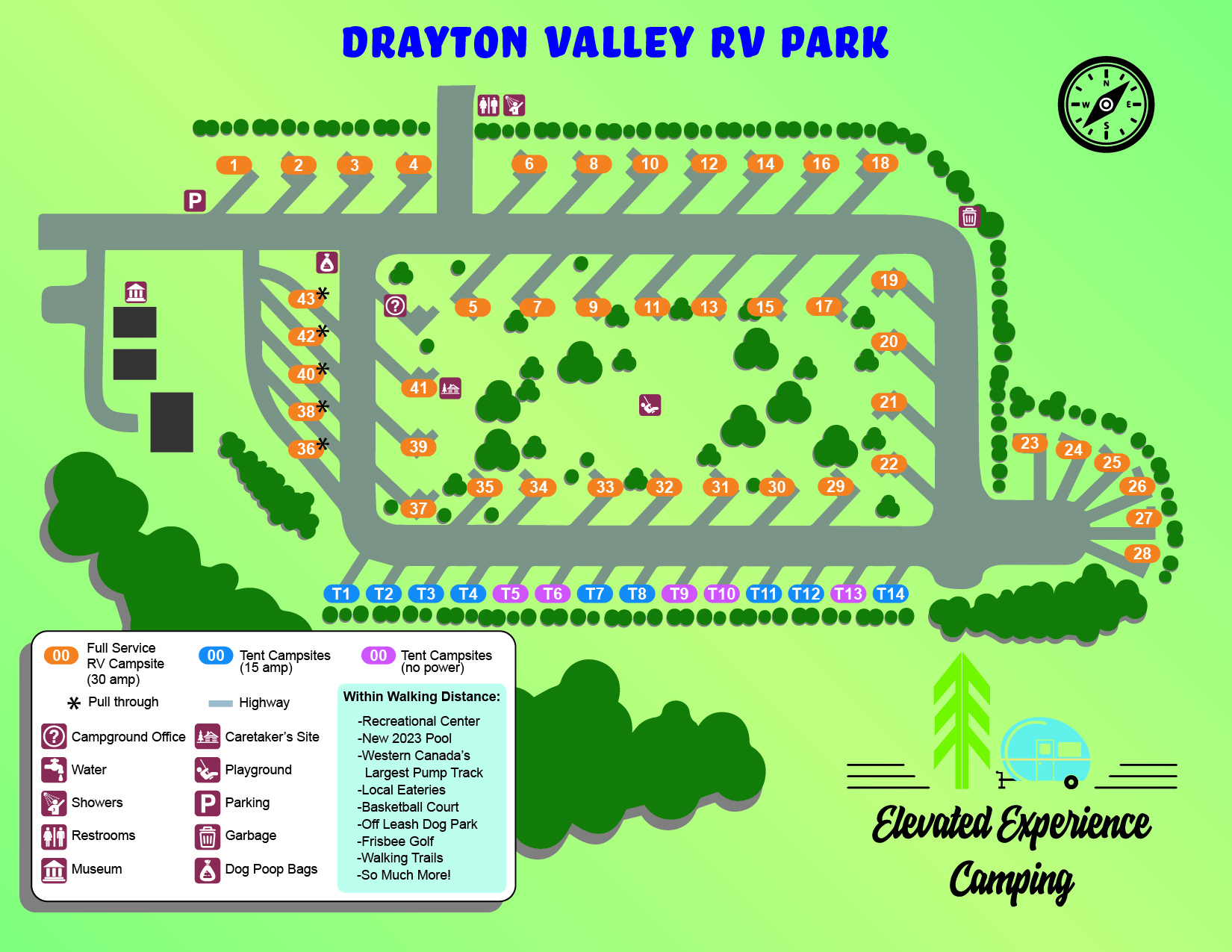 alberta campgrounds | drayton map